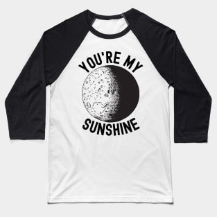 Slightly Wrong Sunshine Moon Baseball T-Shirt